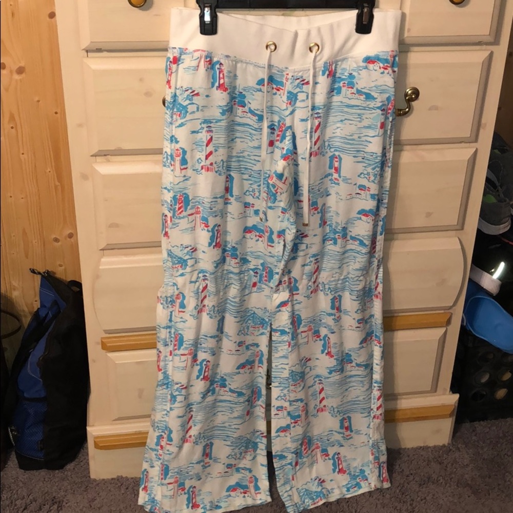 Lilly Pulitzer linen beach pant